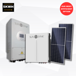 5kw SunSynk Inverter & 5kwh SunSynk Lithium Battery